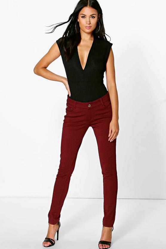 Emily Ponte Super Skinny Stretch Trousers